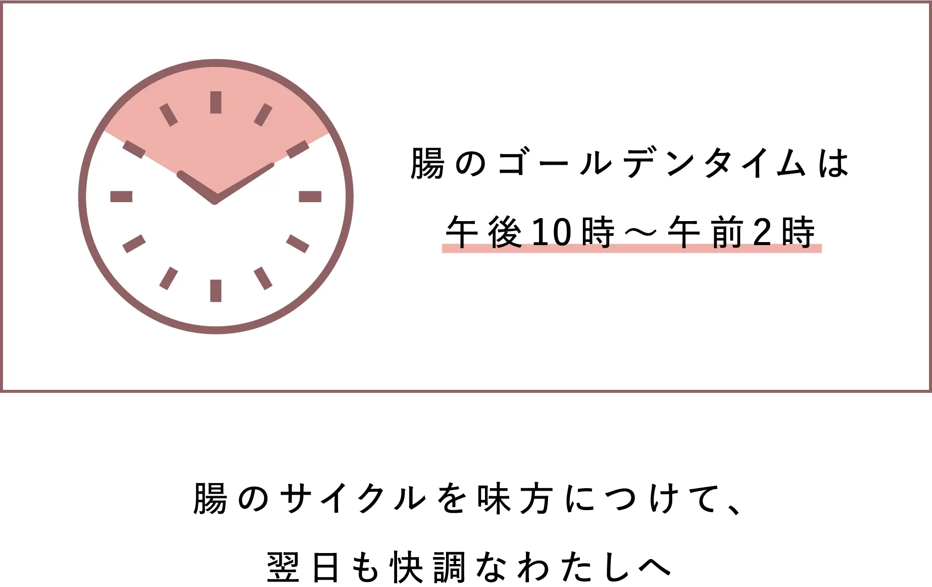 腸のゴールデンタイムは午後10時~午前2時 腸のサイクルを味方につけて、翌日も快調なわたしへ