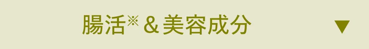 腸活※＆美容成分
