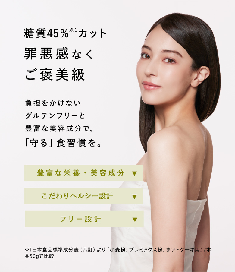 糖質45%カット罪悪感なくご褒美級