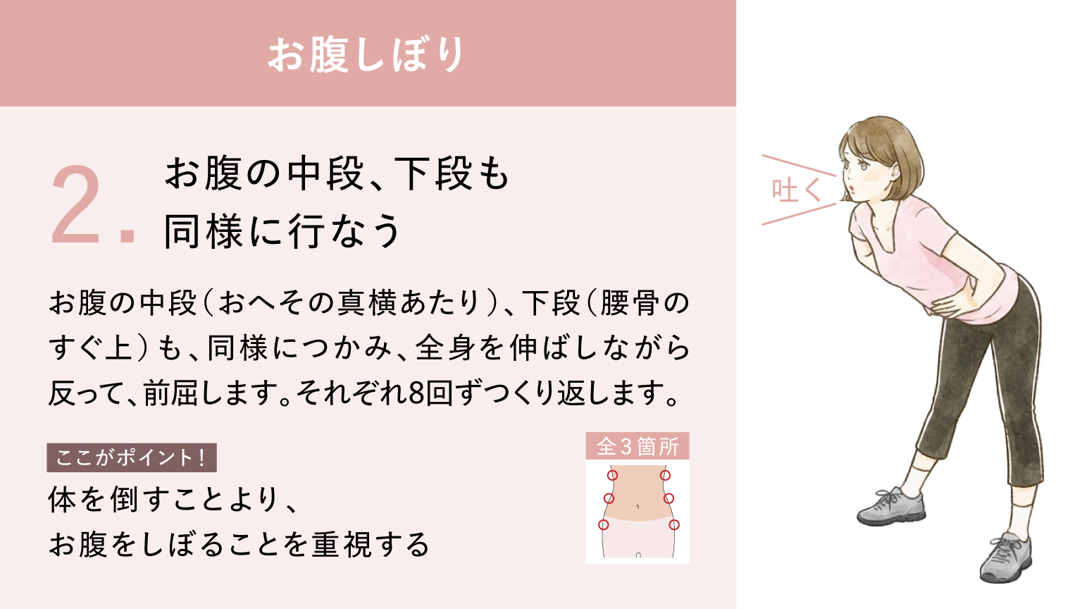 お腹しぼり